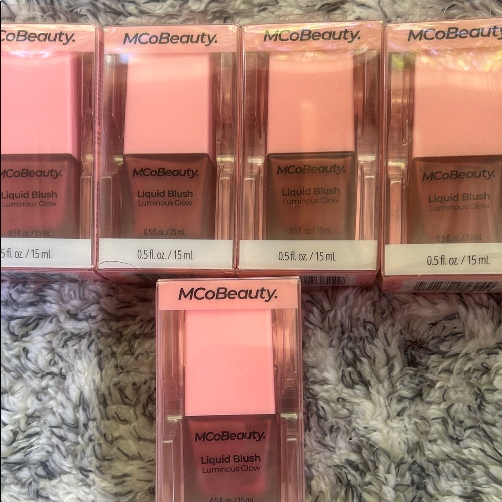 Mco beauty liquid blush lot of 5 new